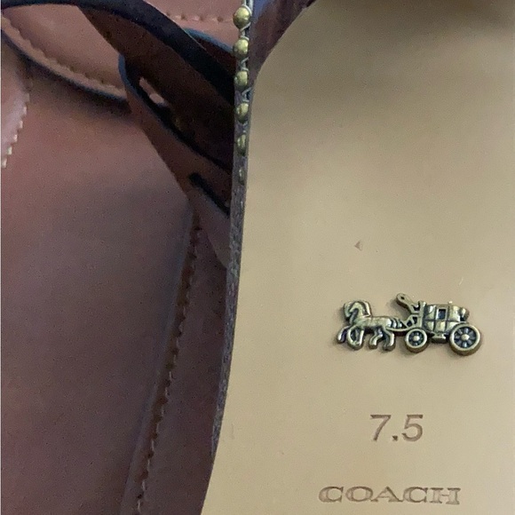 Coach leather high heels 7.5 - Picture 10 of 15